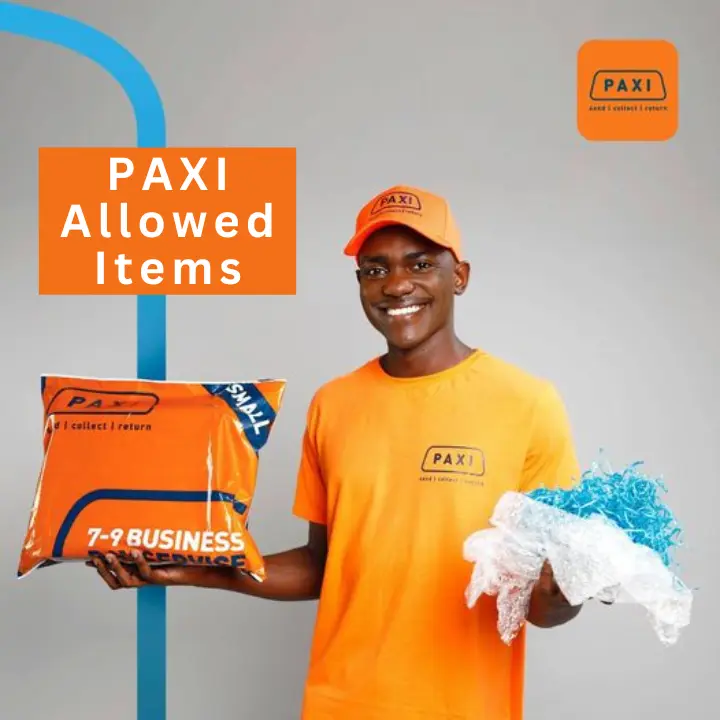 Paxi Allowed Items